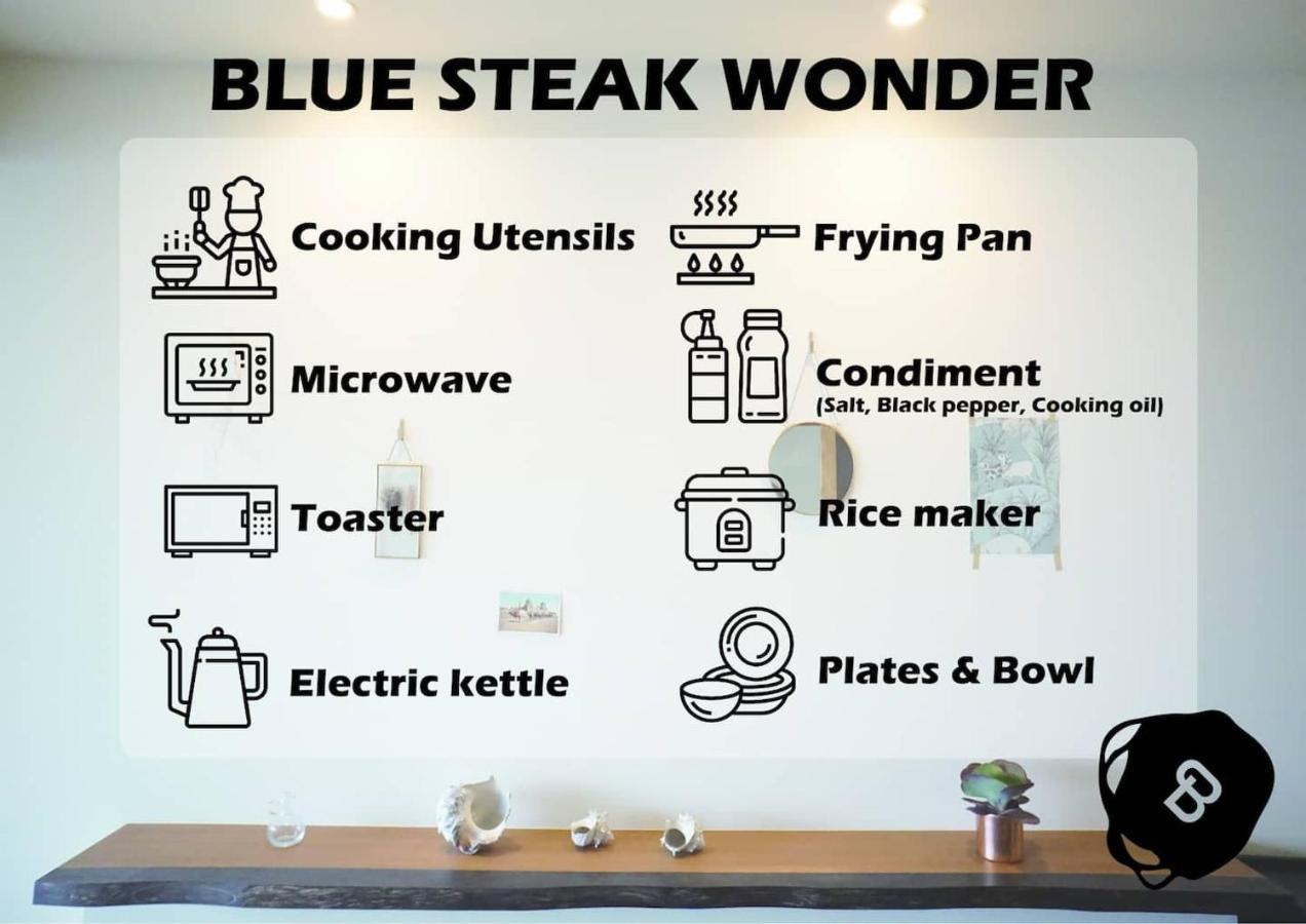 Blue Steak Wonder Nagahama Aparthotel Yomitan Exterior photo
